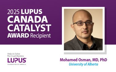 2025 Lupus Canada Catalyst Winner: Mohamed Osman MD, PHD
